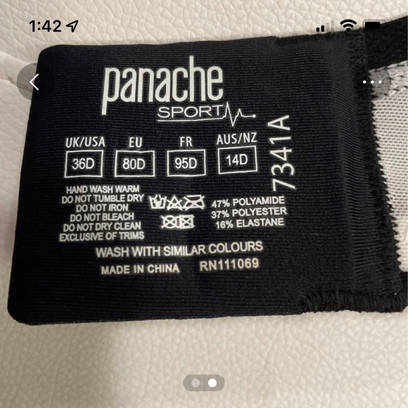 Panache Sports Bra Qty 3 size 36D. Choose your color.$15 each or 3 for $36 - Picture 4 of 4